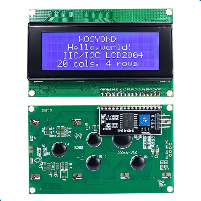 Hosyond 3pcs IIC I2C 2004 LCD Module 20x04 LCD Screen Module Display - Image 7