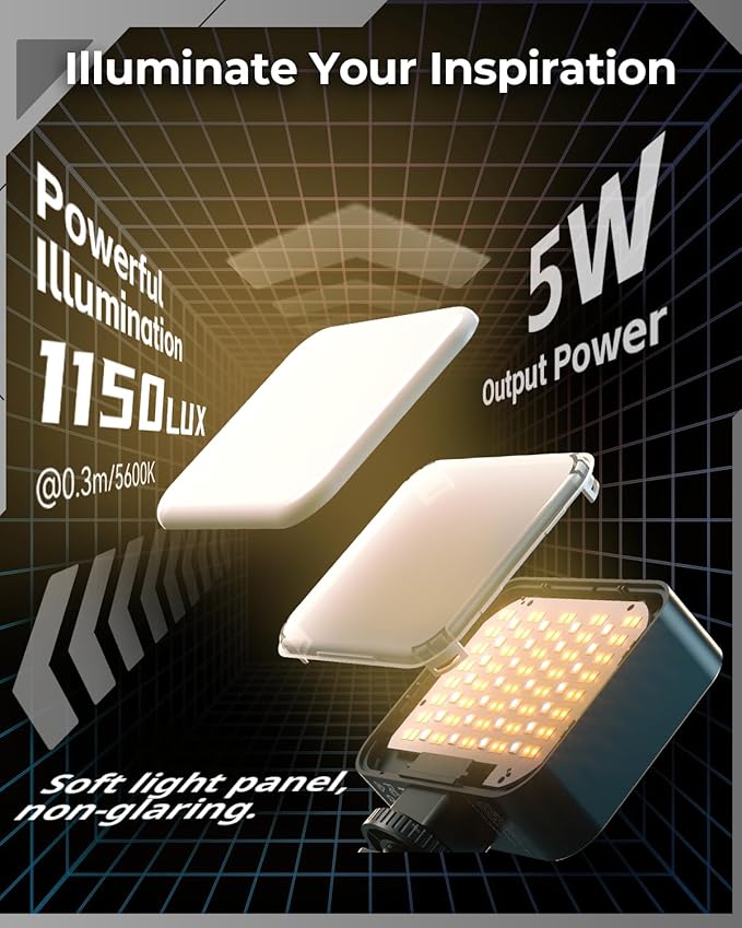 SMALLRIG Vibe P108 Pro RGB Video Light, Portable Led Camera Light - Image 4