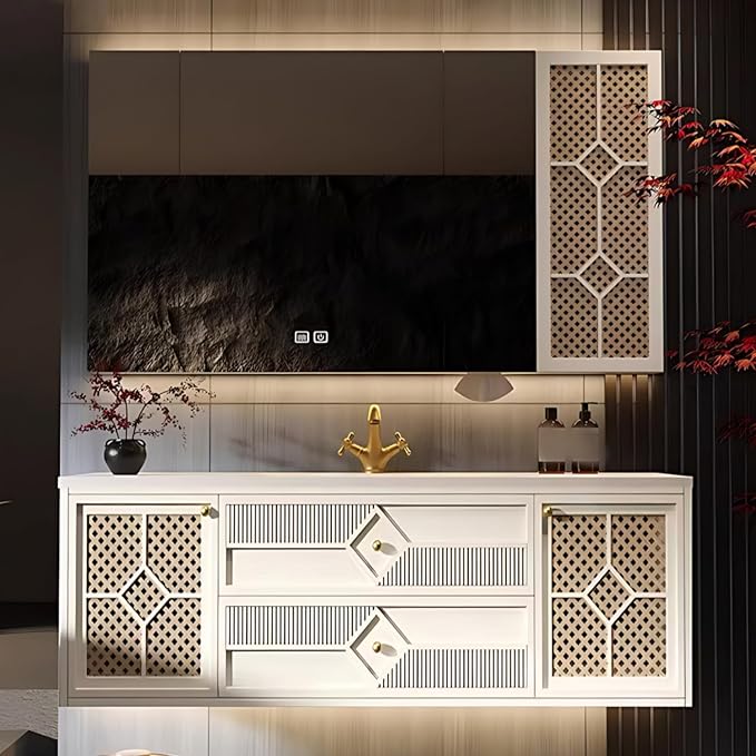68IN Luxury Floating Bathroom Vanity by NAIROLET