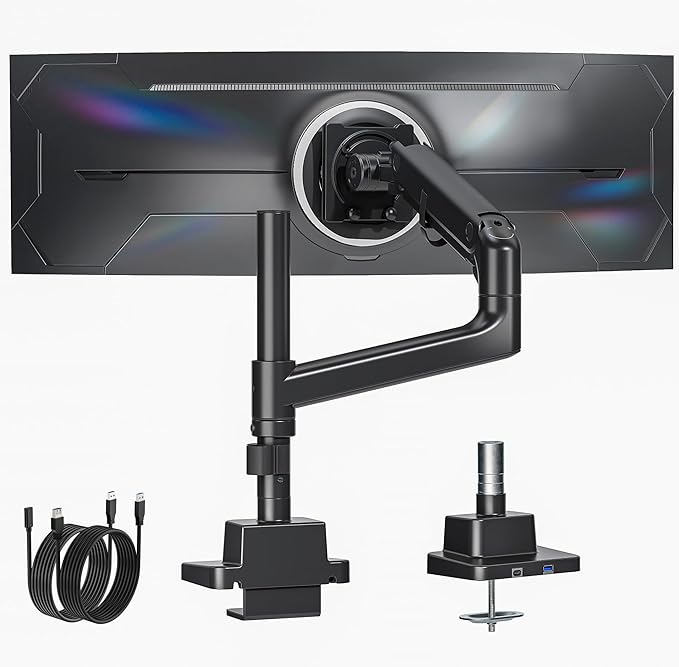 monTEK Heavy-Duty Single Monitor Arm by monTEK