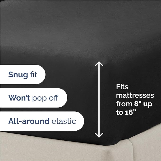 King Size 4 Piece Sheet Set - Image 3