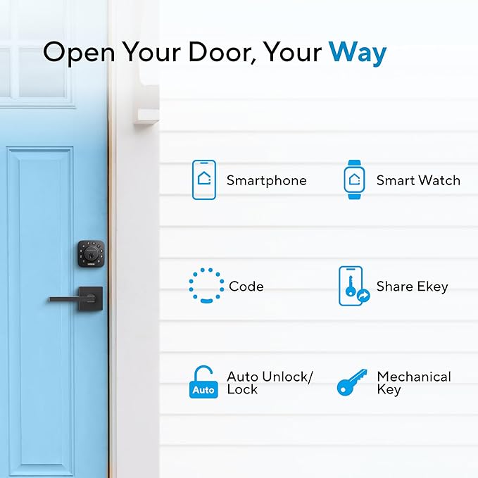 ULTRALOQ U-Bolt Smart Lock, 5-in-1 Keyless Entry Door Lock - Image 2