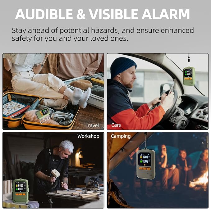 Carbon Monoxide detectors 4-in-1 Portable CO & CO2 Monitor - Image 3