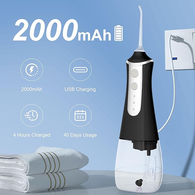 Electric Water Flosser Water Flosser Portable Dental Flosser Oral Cleaning - Image 6