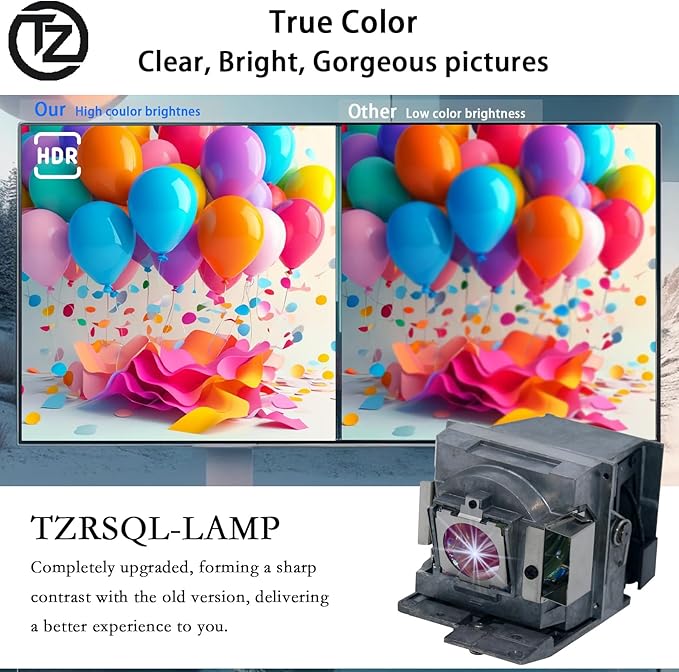 TZRSQL RLC-103/5J.JDP05.001 Original Quality Replacement Projector Bulb Lamp - Image 3