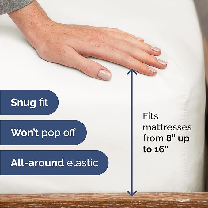 Cal King Size 4 Piece Sheet Set - Image 3