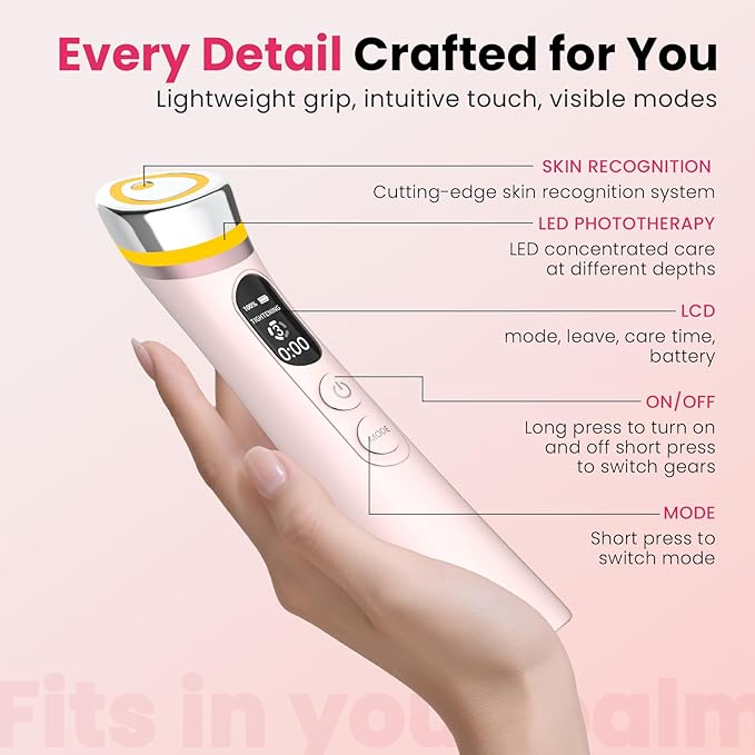 Face Lift Device – 8 in 1 Skin Tightening and Lifting, LED Light Therapy - Image 7
