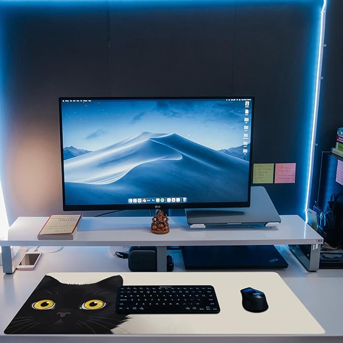 Eflxamz Desk Pad, Cute Cat Large Gaming Mouse Pad - Image 6