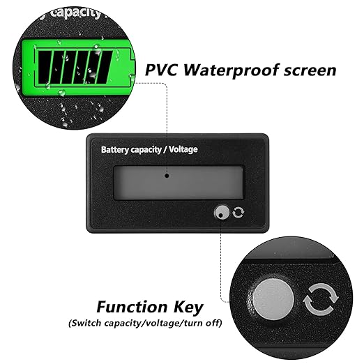 Frienda Dc 12v 24v 36v 48v 72v Battery Meter - Image 3