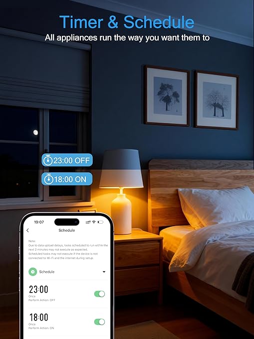 EIGHTREE 15A Smart Plug, Wi-Fi & Bluetooth Smart Outlet - Image 9