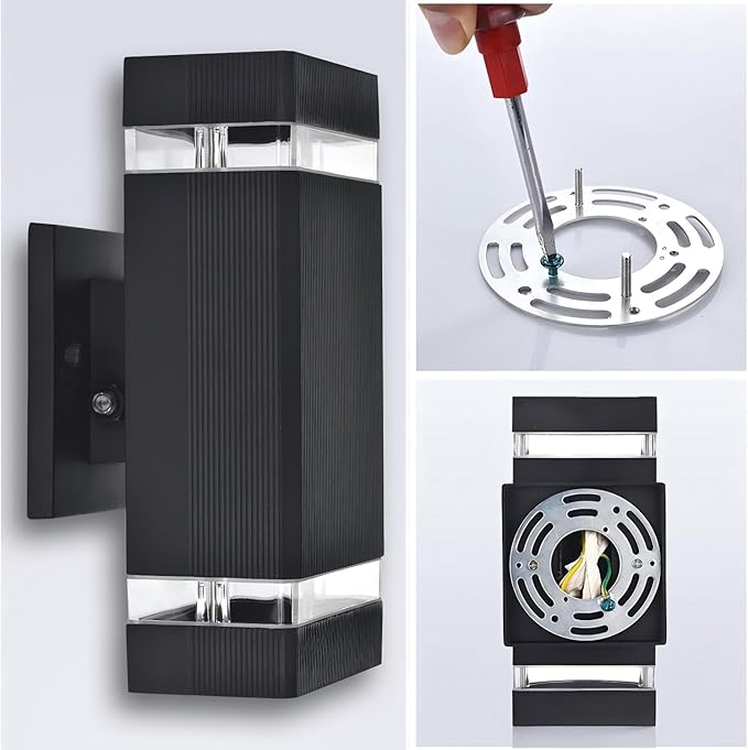 rosykite Motion Sensor Outdoor Wall Lights, Dusk to Dawn Exterior Light Fixtures - Image 8