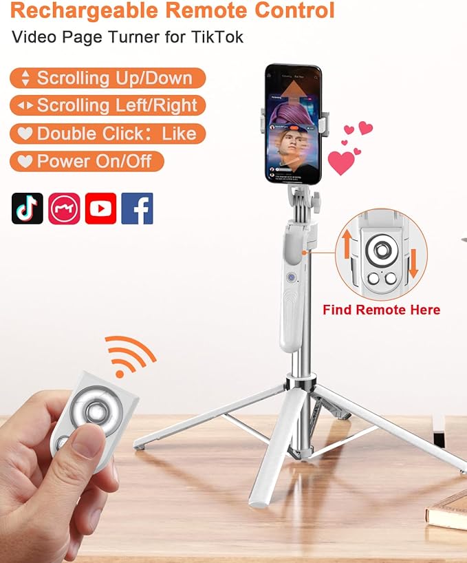 Yeaki 71” Auto Face Tracking Tripod - Image 3