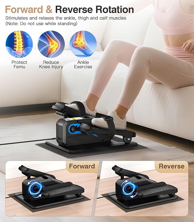 Under Desk Elliptical Machine, Ellipse Leg Exerciser Electric - Image 5