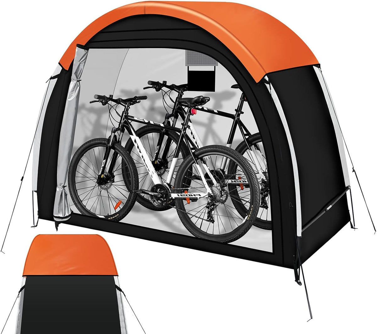 bike storage tent with rain cover, pu5000 waterproof, main product view