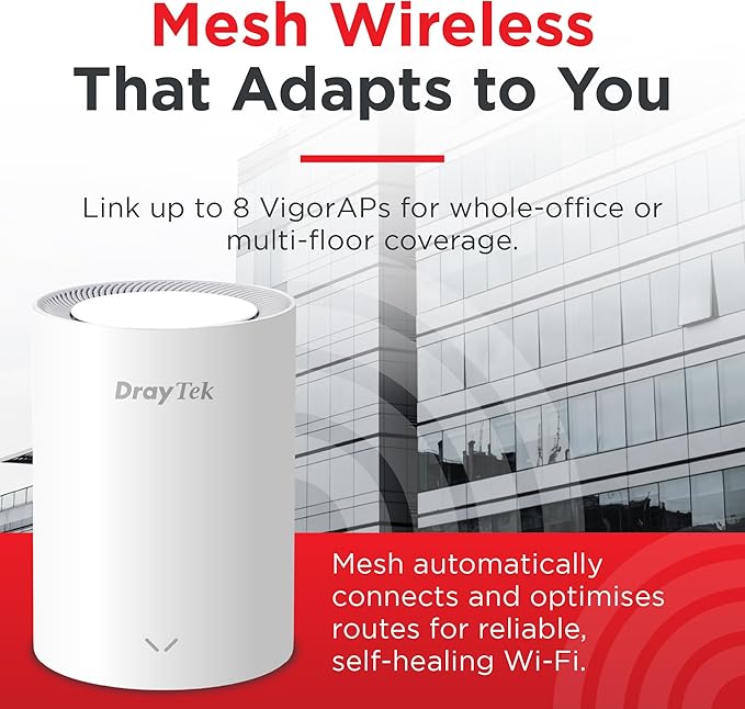 DrayTek Vigor AP805 Mesh AX3000 Wireless Access Point, 2.5GbE Uplink, - Image 3