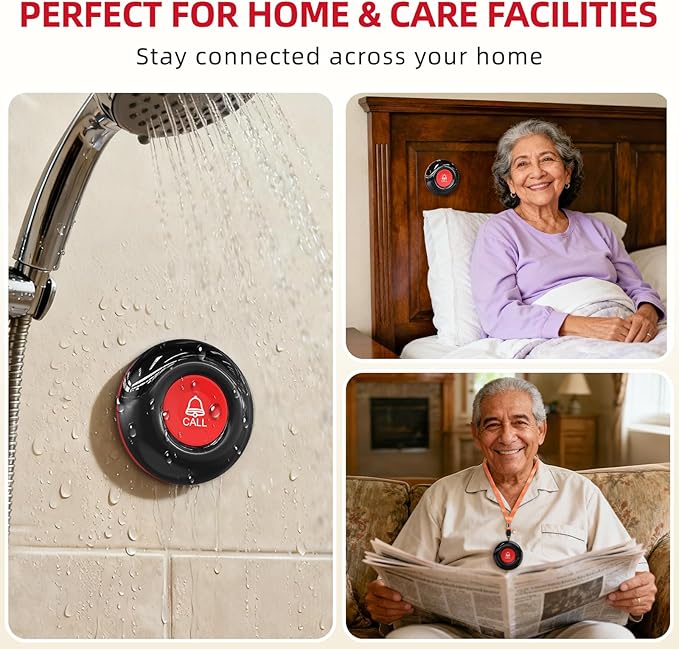 CallToU Wireless Caregiver Call Button Elderly Monitoring Alert Systems - Image 4