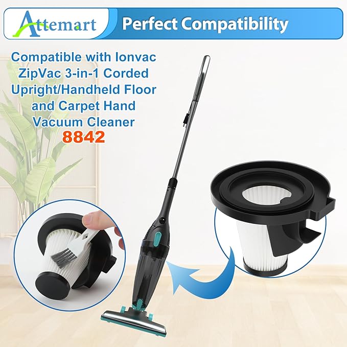 Attemart 6 Pack Filter Replacement Compatible - Image 2