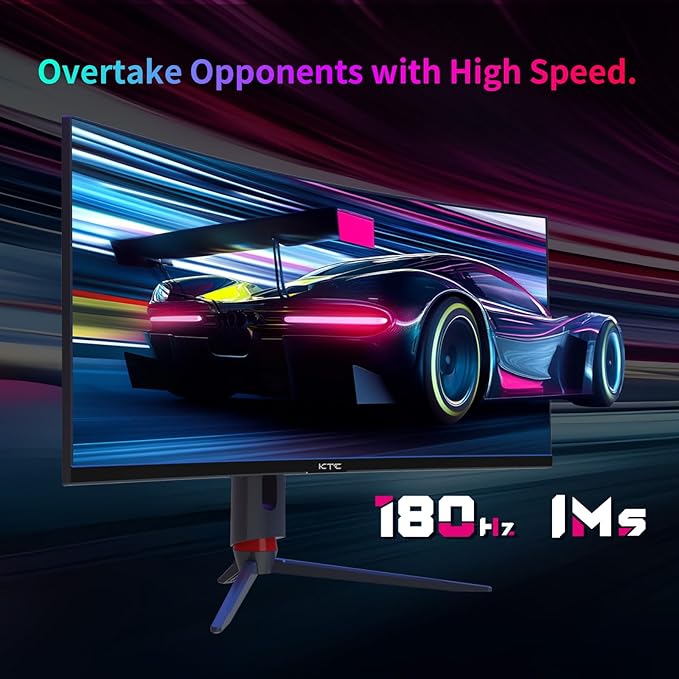 KTC 34'' Curved Ultrawide Gaming Monitor, 3440x1440p 165Hz 1ms, 1500R Curved - Image 3