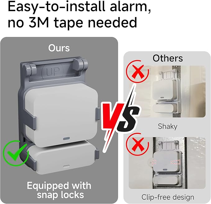 Garage Door Bracket for SimpliSafe Alarm Contact Sensor | Secure Mount - Image 4