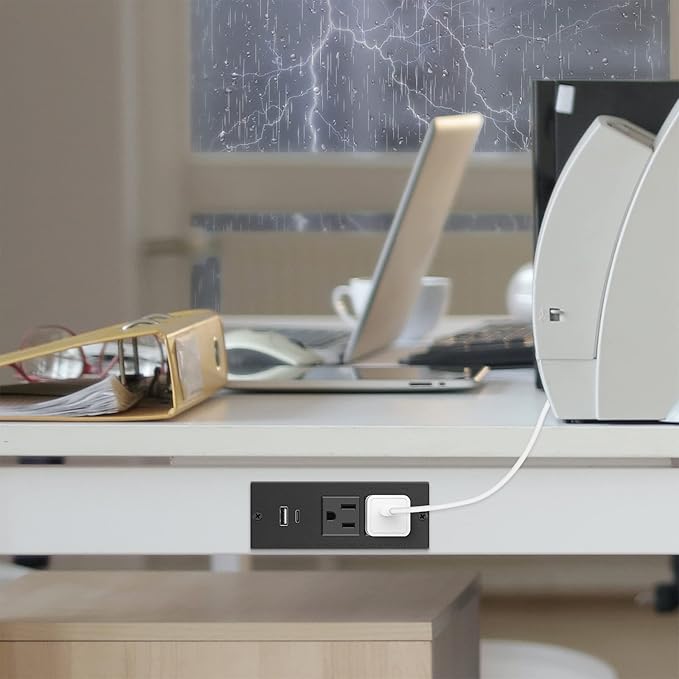 Conference Recessed Power Strip, 20W USB C Fast Charging, Furniture Recessed - Image 7
