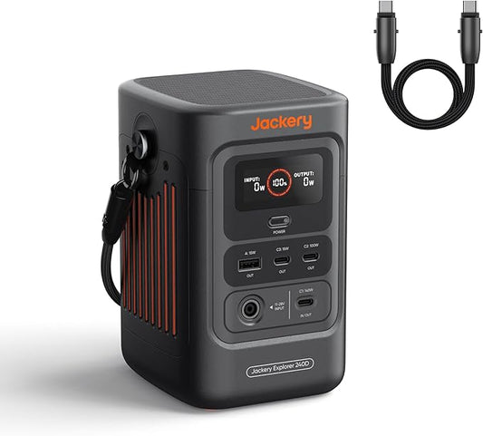 Jackery Explorer 240D Power Bank, LiFePO4 Battery 256Wh Portable Power Station by JackeryInc