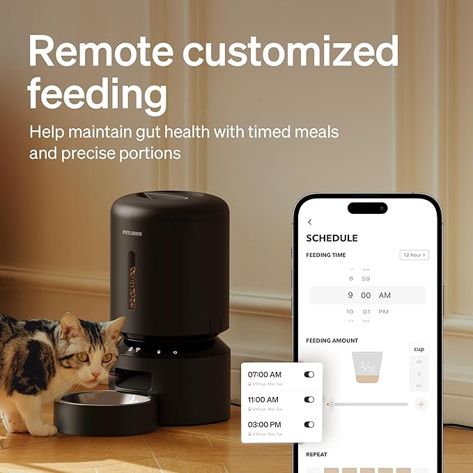 PETLIBRO Automatic Cat Feeder, 5G WiFi Automatic Dog Food Dispenser - Image 2