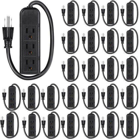 Copkim 36 Pack 3 Outlet Power Strip Extension Cord by Copkim