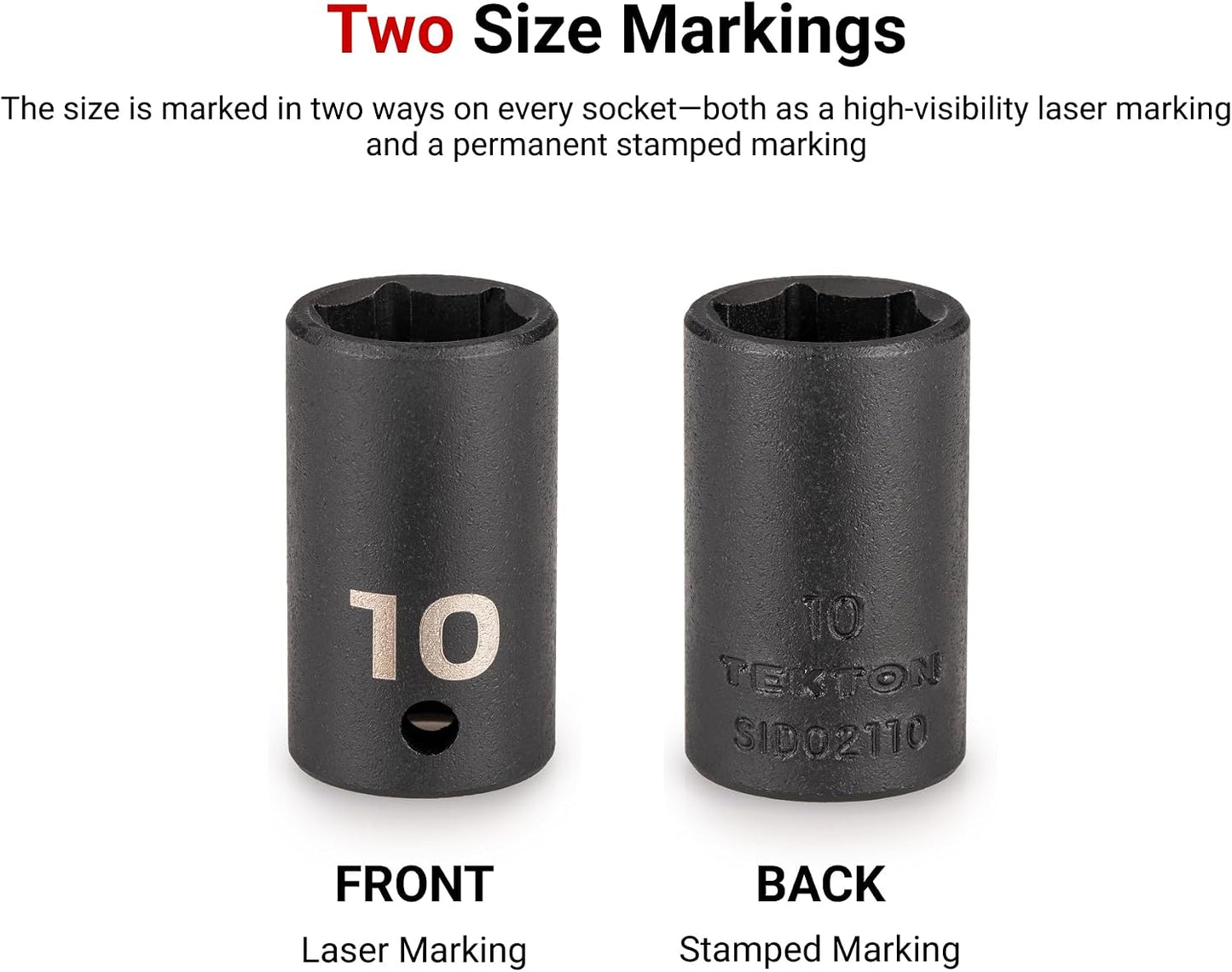 TEKTON 1/2 Inch Impact Socket Set, 87-Piece | SID92407