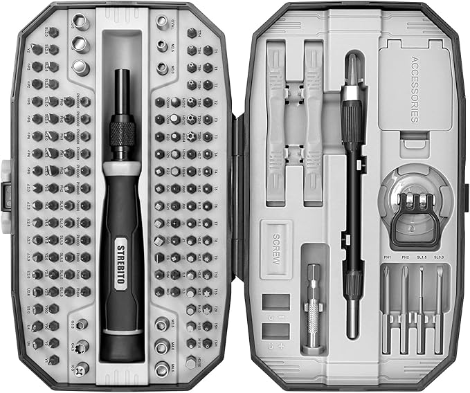 STREBITO Precision Screwdriver Set 153 in 1 Small Screwdriver Set - Image 9