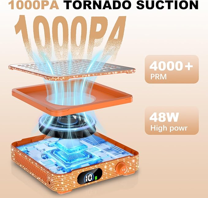 Nail Dust Collector | 1000PA Professional Nail Dust Collector | 10 Speed - Image 3