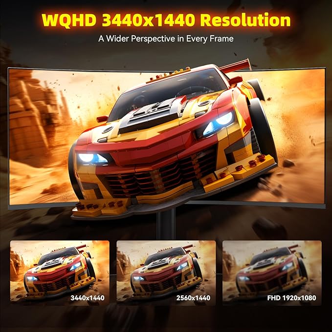 MNNM 34 Inch Ultrawide Gaming Monitor - Image 4