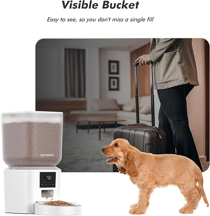 Automatic Dog Feeder - 8L/34 Cups Large Capacity Automatic Cat Food Dispenser - Image 9