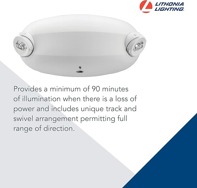 Lithonia Lighting Quantum Emergency Light, Contemporary Commercial LED - Image 3