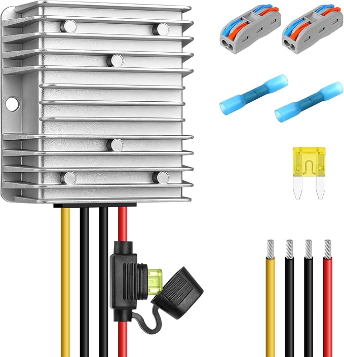 36V 48V to 12V Converter 20A 240W Waterproof DC-DC Step Down Voltage Regulator by ZTMOIEPZ
