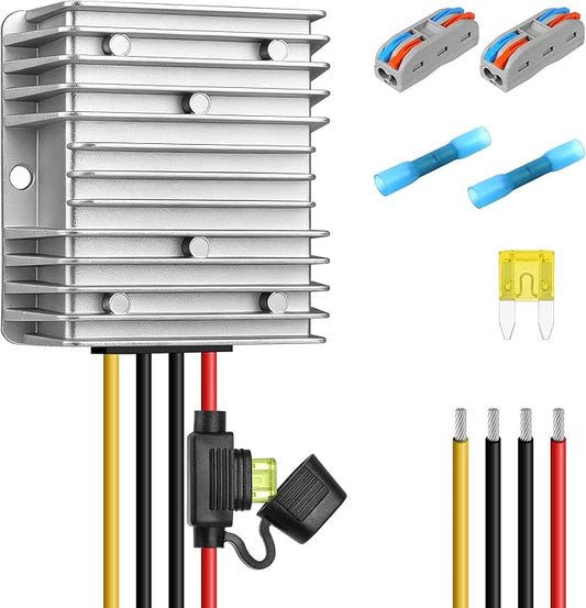 36V 48V to 12V Converter 20A 240W Waterproof DC-DC Step Down Voltage Regulator by ZTMOIEPZ