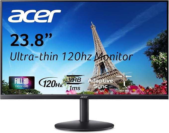 Acer SB223Q J0bi 21.5" Full HD 1920 x 1080 Ultra-Thin Home Office Monitor | by Acer