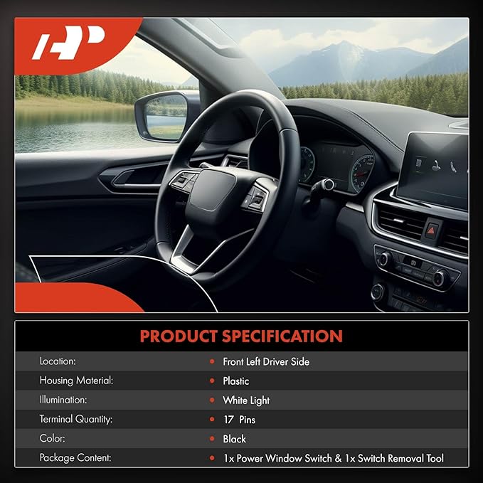 A-Premium Master Power Window Switch Compatible - Image 2