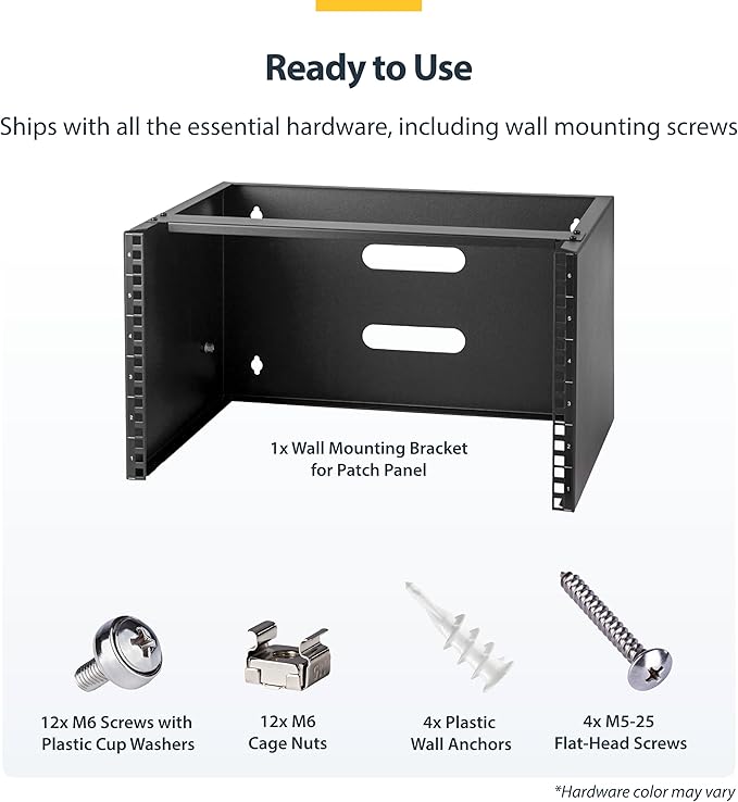 StarTech.com 6U Wall Mount Network Rack - Image 5
