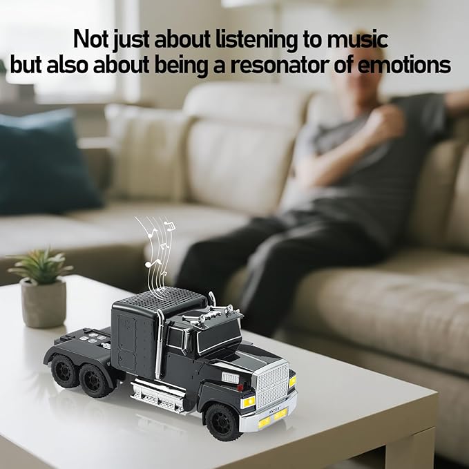 WSTER American Truck Bluetooth Speaker, Retro Car Model，Portable Wireless - Image 4
