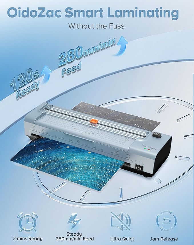 OidoZac 13 Inch Laminator Machine - Image 4