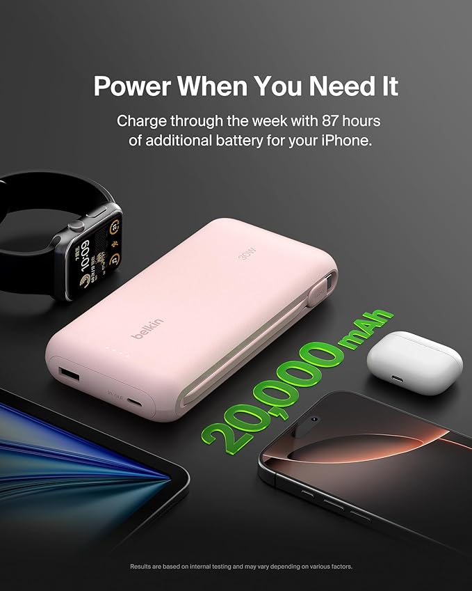 Belkin Portable Charger, Power Bank - Image 7
