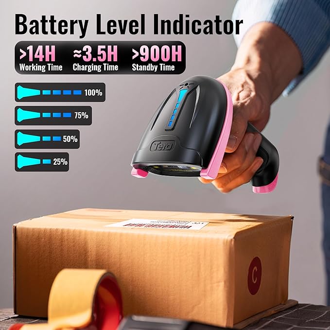 Tera Barcode Scanner Wireless Versatile 2-in-1 - Image 2