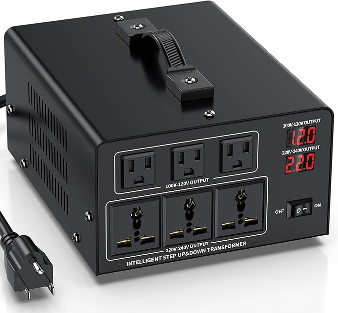 6000W Voltage Converter Transformer Step Up 110V/120V to220V/240V or Step Down by Unknown