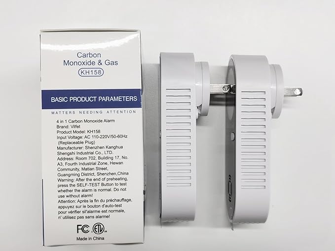 Carbon Monoxide Detectors and Natural Gas Detector, 4-in-1 Carbon Monoxide - Image 5