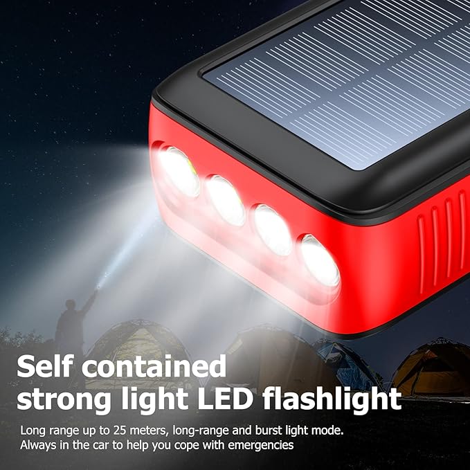 boogostore Solar Charger Power Bank 63200mAh, Portable Charger - Image 6