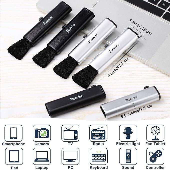 6 Pieces Portable Laptop Cleaning Brush Electronic Cleaning Brush Swipe - Image 5
