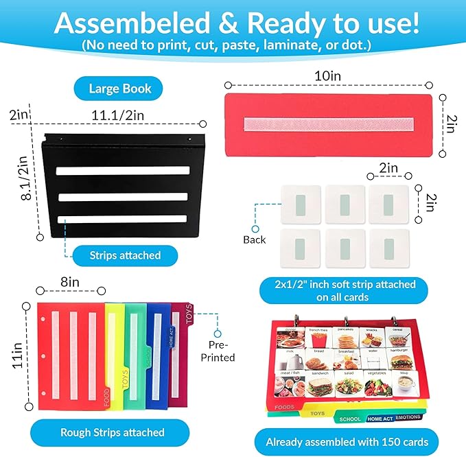 Visual Communication Book, 162 ASD Photo Picture Cards: Autism Language - Image 5