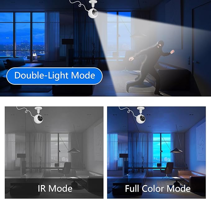 GUOANVISION 5G Cameras for Home Security, 3MP Outdoor Indoor Security Camera - Image 4