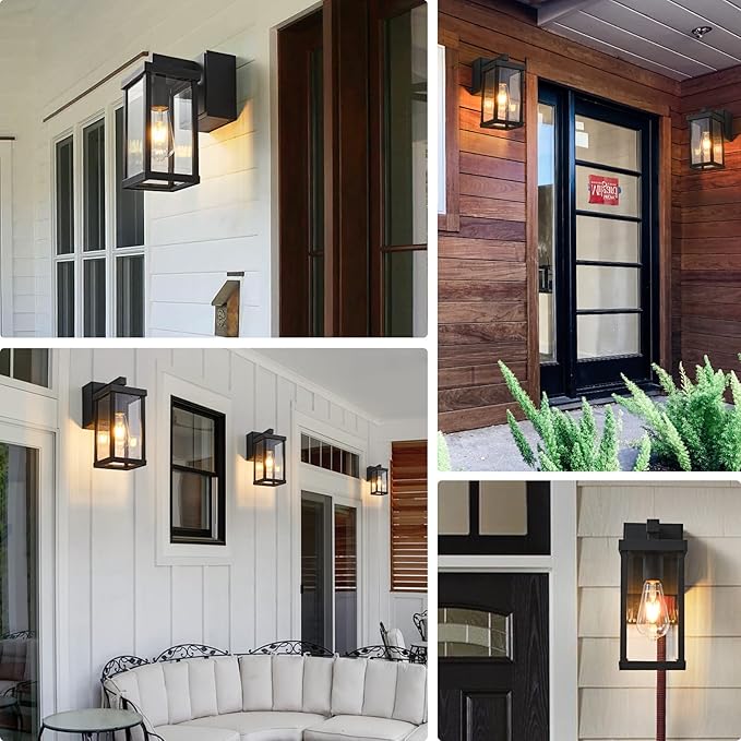 JOKAONOTL Dusk to Dawn Porch Lights - Image 8