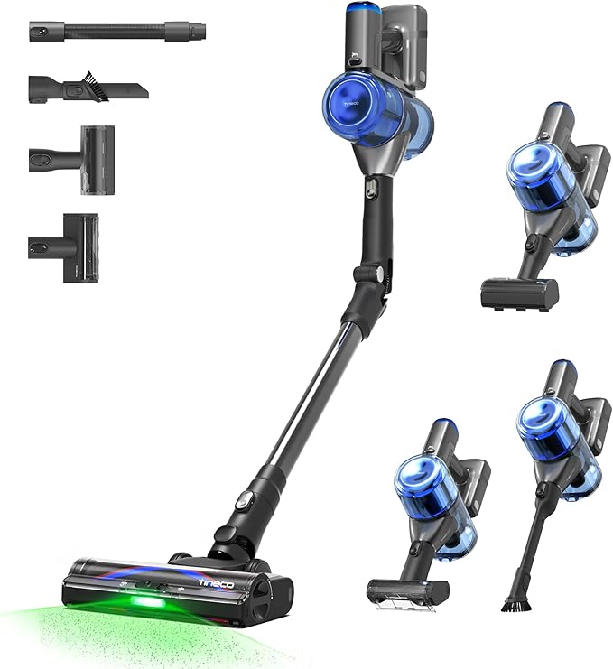 Tineco Pure ONE S70 Cordless Vacuum Cleaner, 200AW Powerful Suction, 3D Sense by Tineco